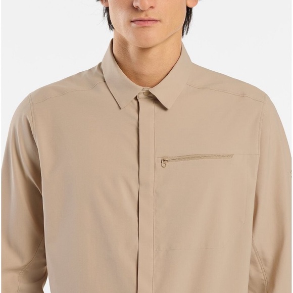 SKYLINE LS SHIRT MEN'S, Large Size, Canvas color - Picture 4 of 7